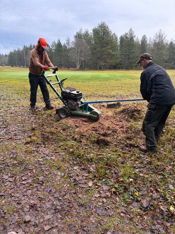 Förbereder Stubb Fräsning